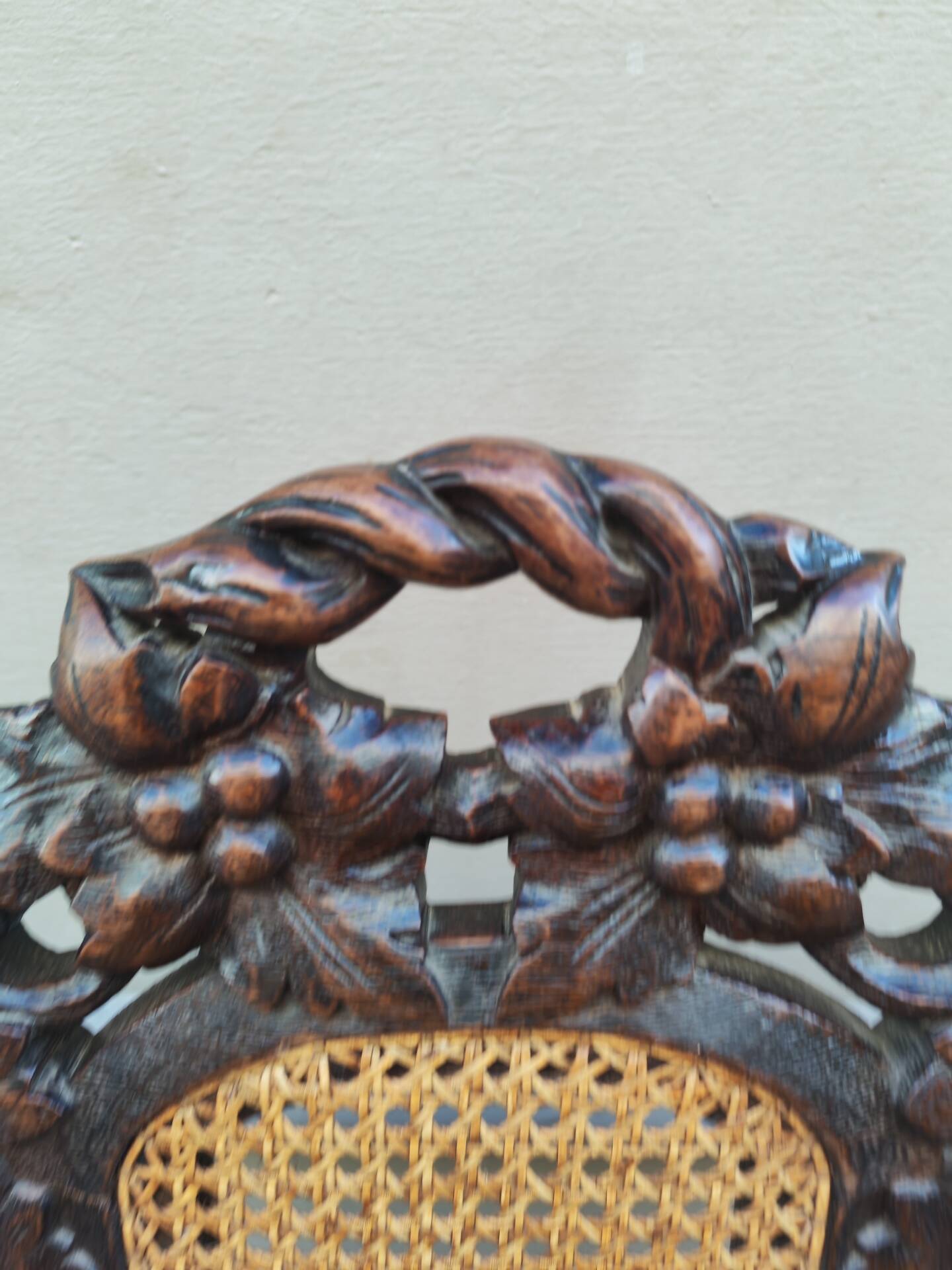 High chair in the style of Louis XIII, 19th century.