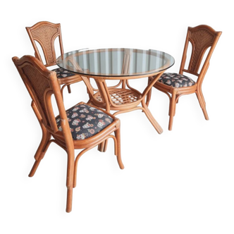 Rattan garden furniture