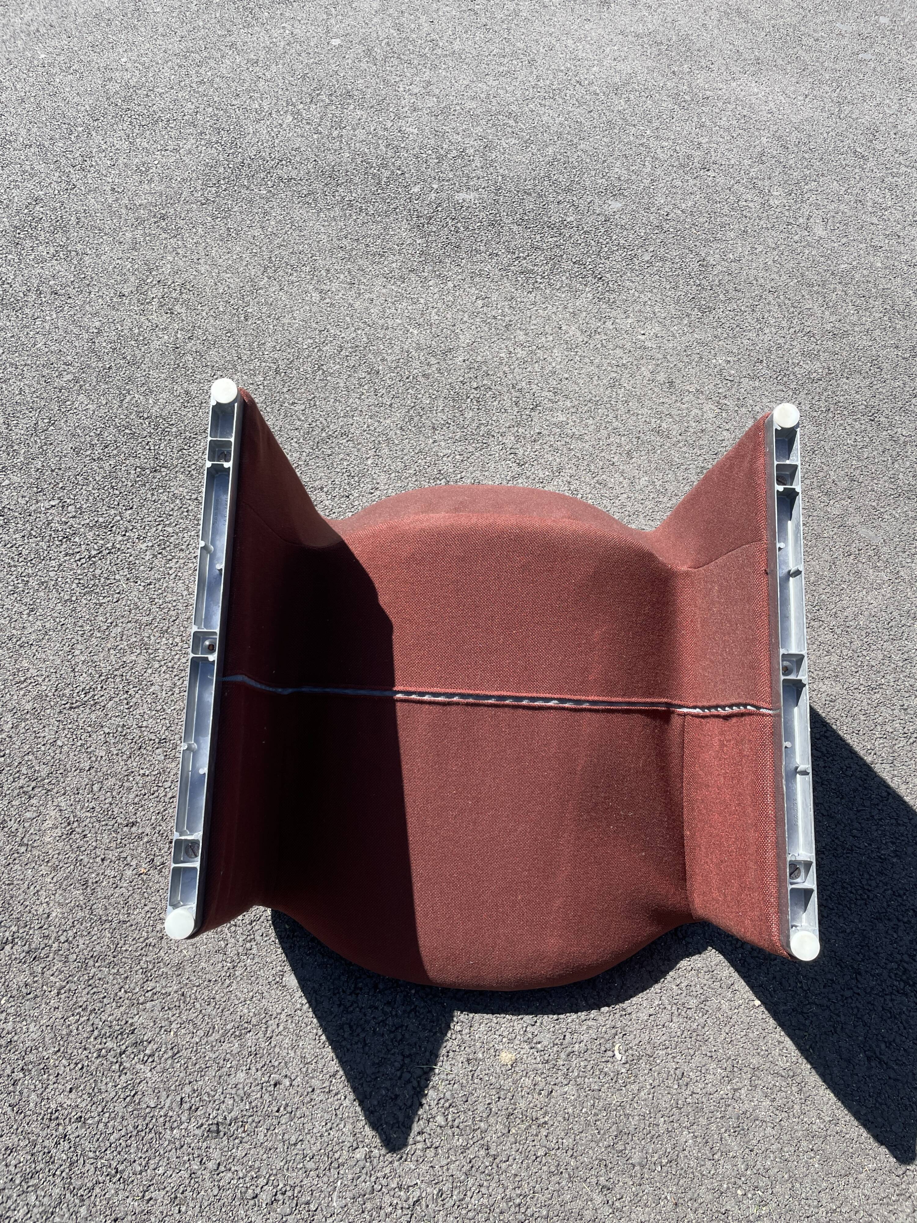 Alky heater armchair by Giancarlo Piretti for castelli 1970