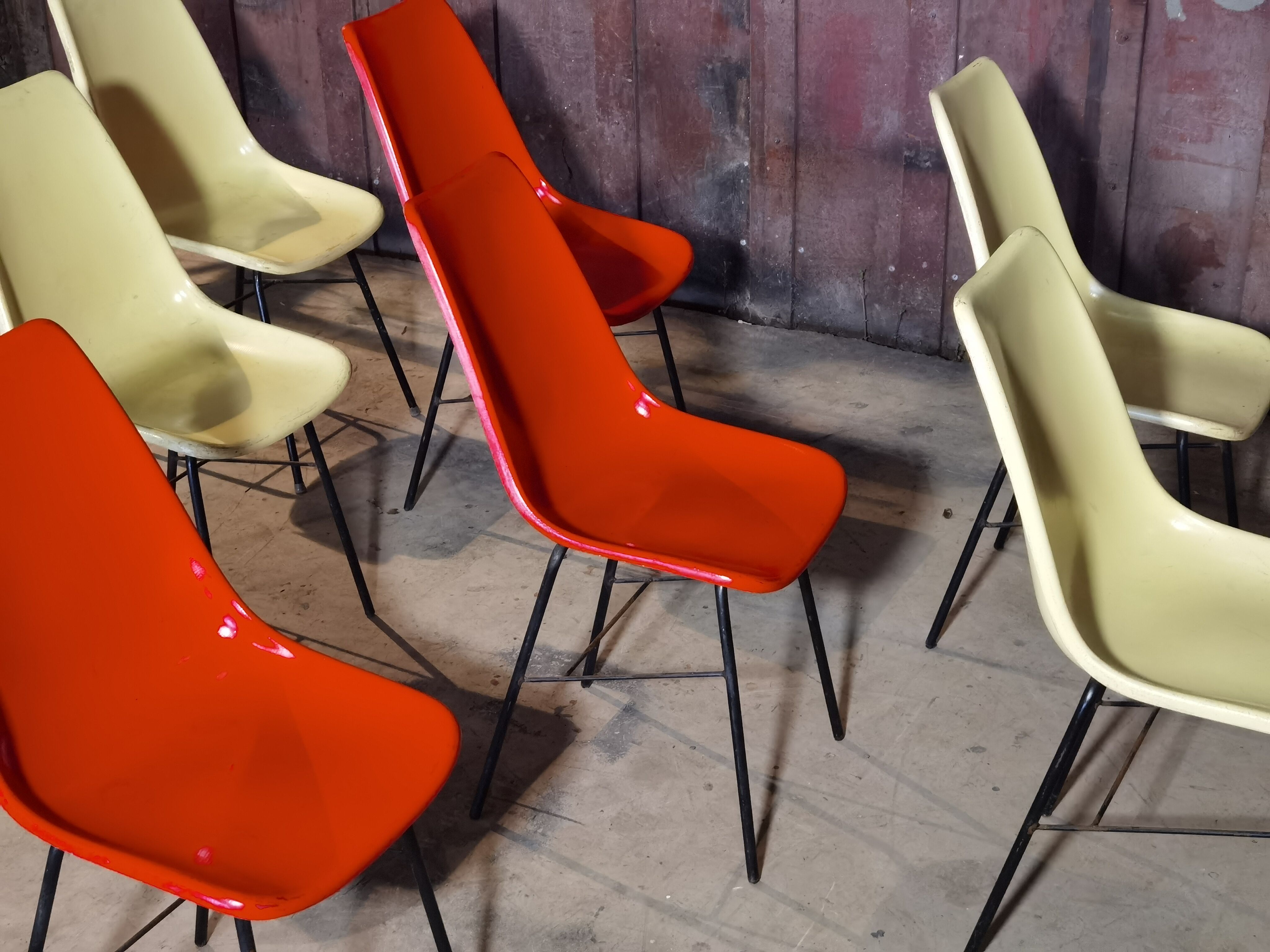 Lot de 8 chaises par Miroslav Navràtil pour Vertex