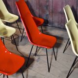Set of 8 chairs by Miroslav Navràtil for Vertex