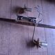 60's teak wall light from Maison Lunel