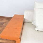 Italian Leather Sofa from Giorgetti, 1980s.