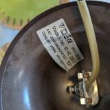 80's Concept Glass Italian Pendant Lights, Vintage Design Pair