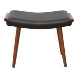 Vintage danish skai and teak stool