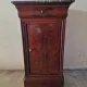Louis Philippe XIX mahogany veneer and marble bedside table