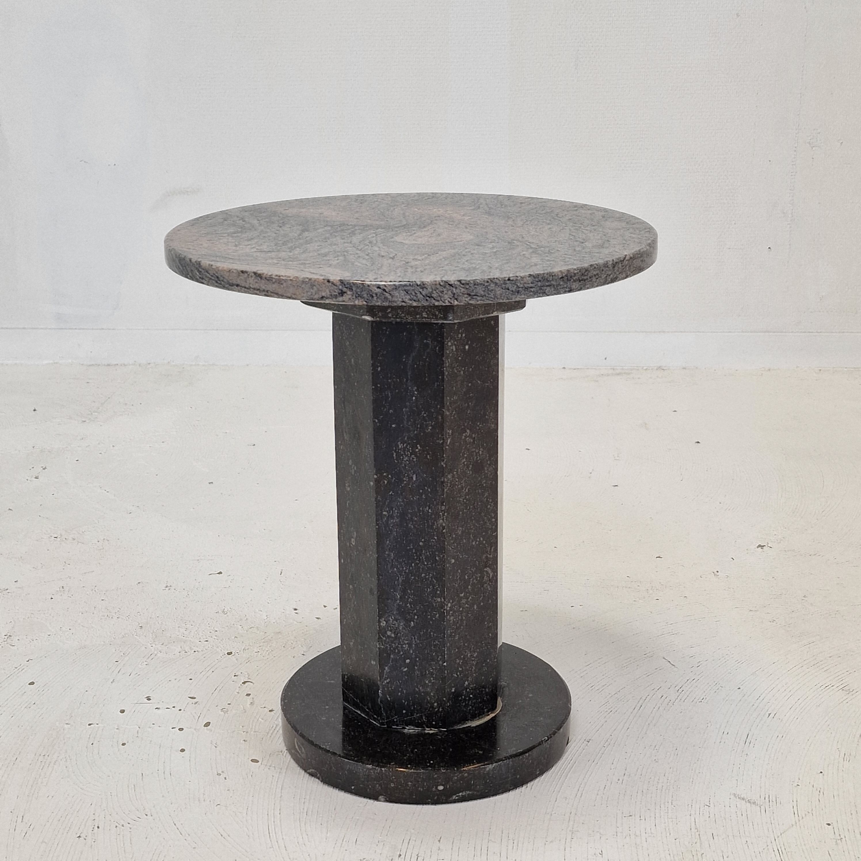 Italian Coffee or Side Table in Granite, 1980s