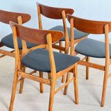 Six Farstrup model 210 dining chair (2 sets available)