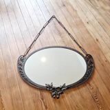 Miroir art déco en fer