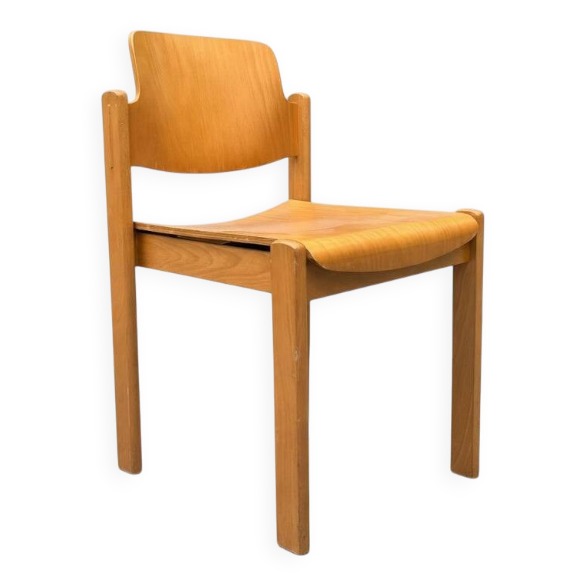 Scandinavian style "omega" beech chair