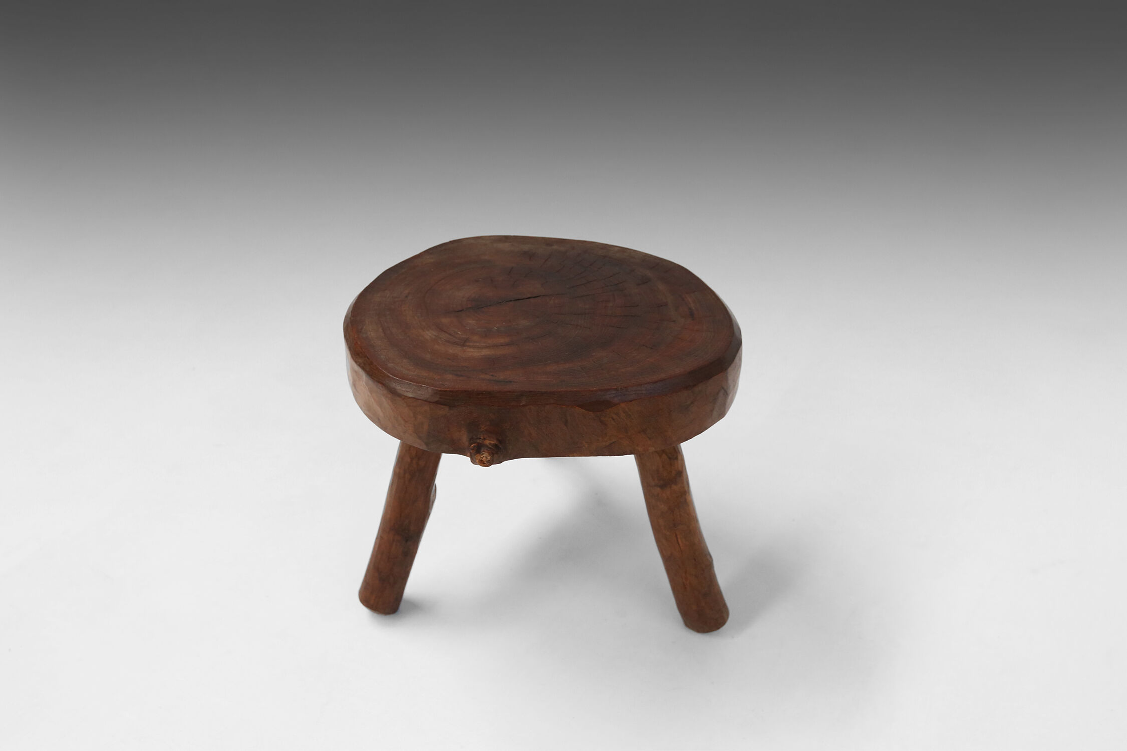 Rustic wooden stool  Ca.1935