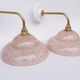 Swan neck and Clichy glass wall lights
