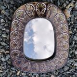 Mirror Jean Claude Malarmey ceramic Vallauris
