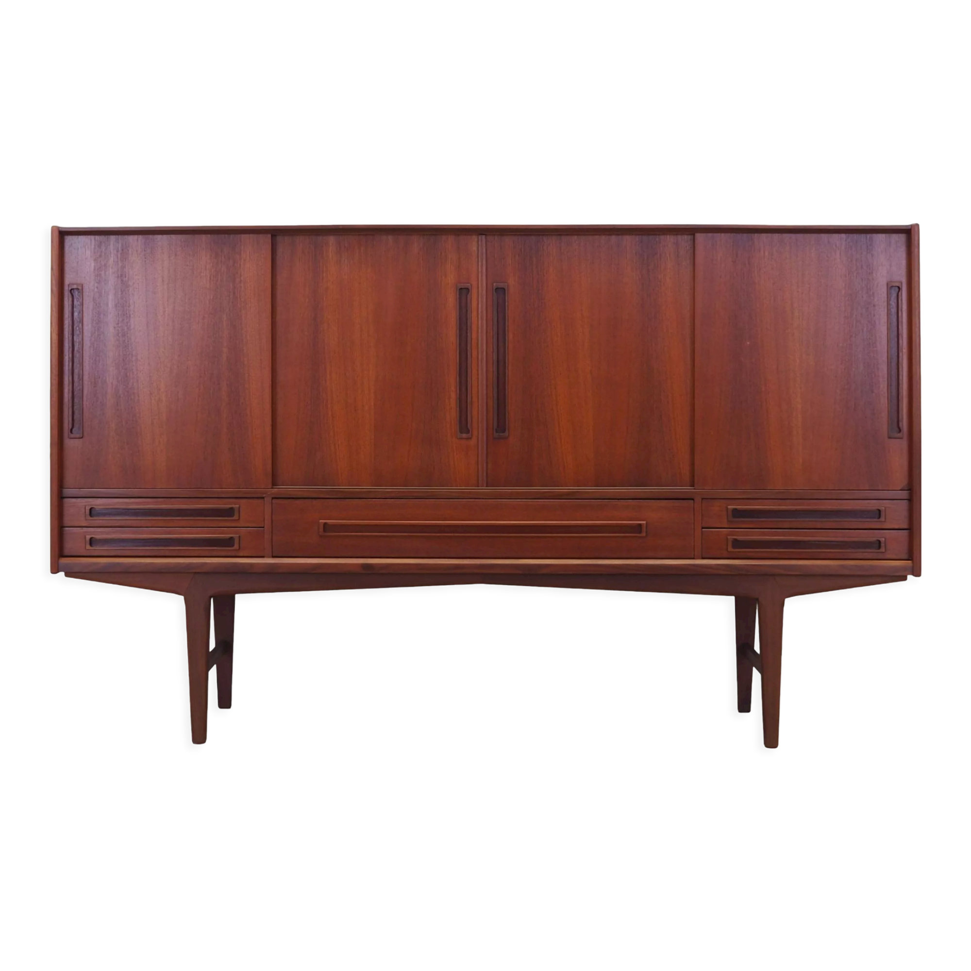 Teak highboard, Danish design, 1960s, Denmark