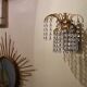 Pair of vintage tassel wall light