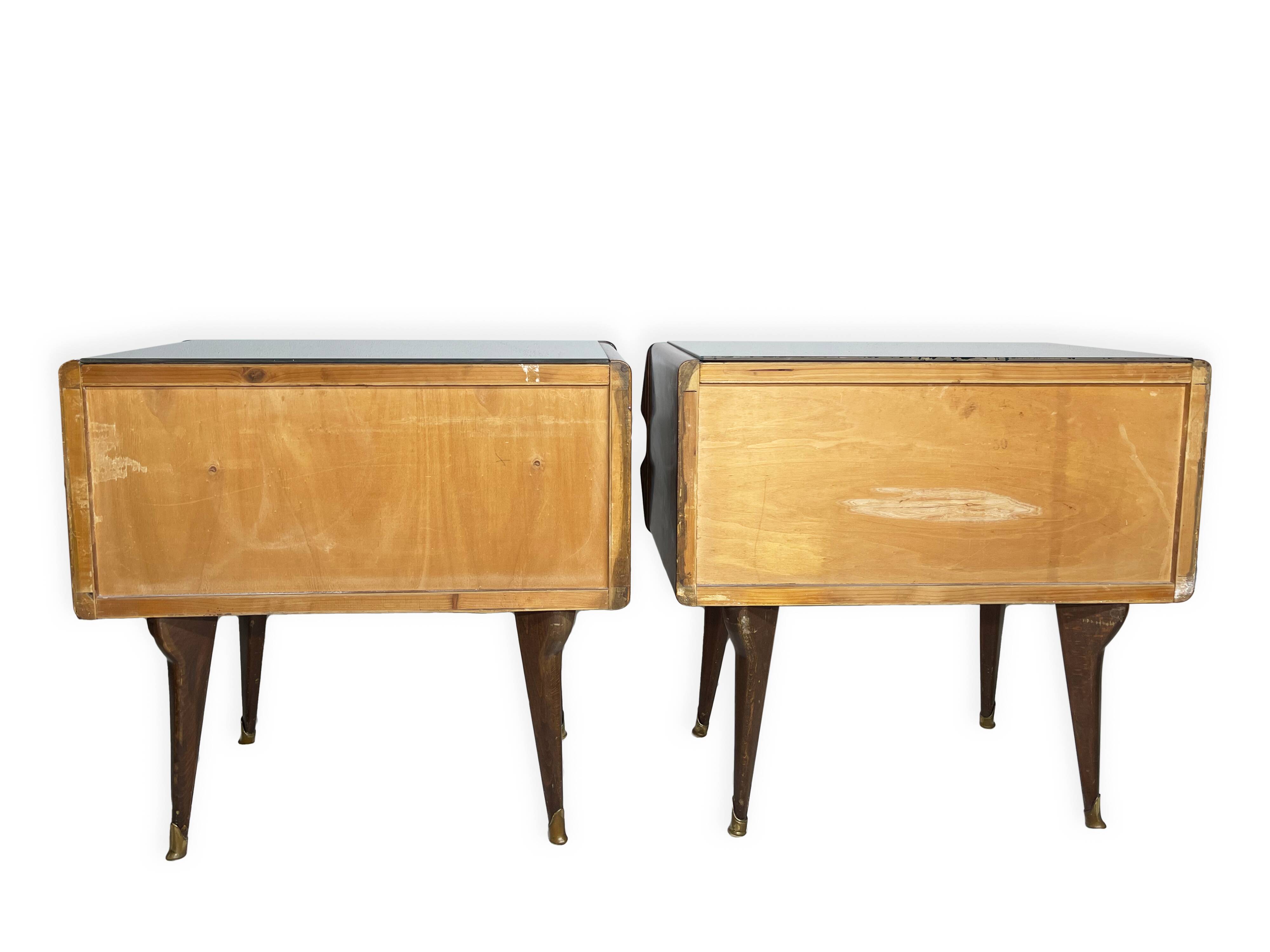 Tables de chevet, années 1950