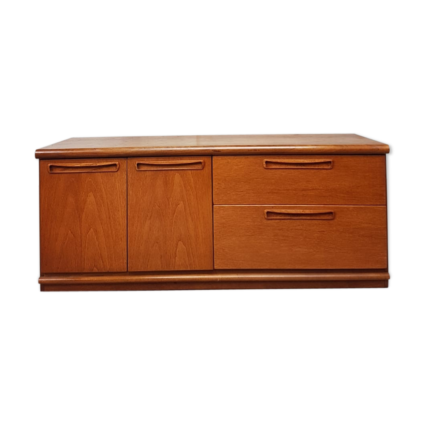 Vtg Mid Century Sideboard Danish Scandinavian Design Media Credenza Retro