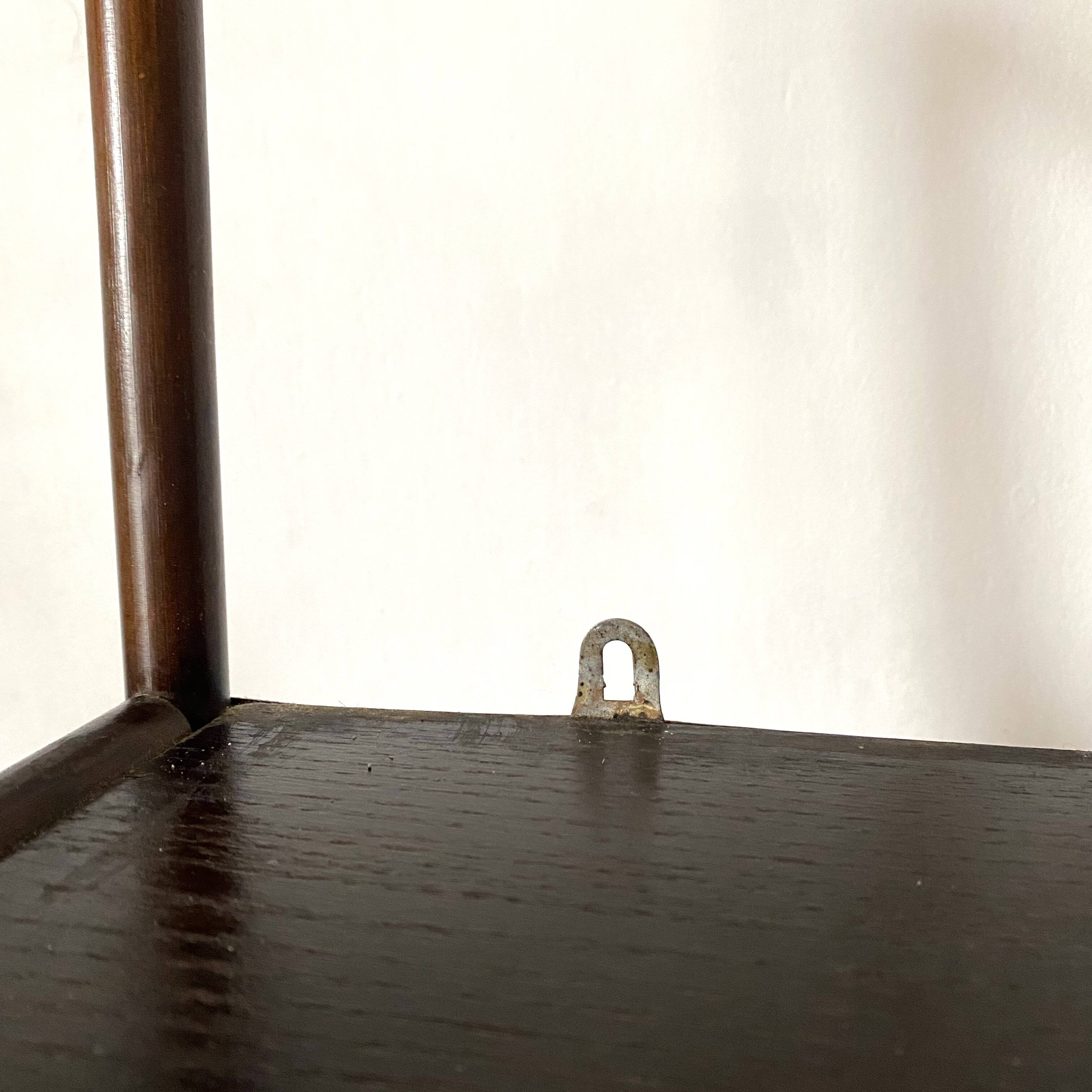 Rattan wall shelf 1970