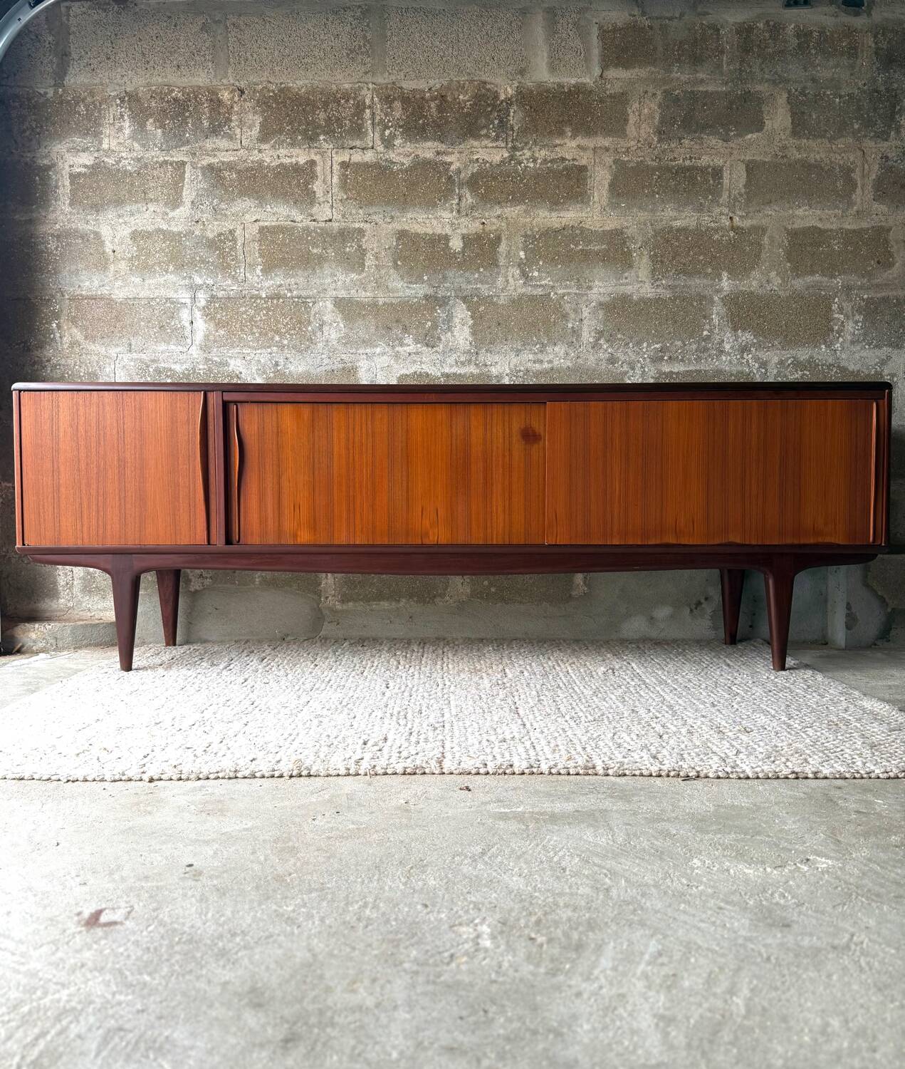 Scandinavian enfilade in teak, solid wood, 1960s/70s.