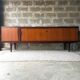 Scandinavian enfilade in teak, solid wood, 1960s/70s.