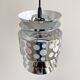 1970s chrome space age hanging lamp by massive, pendant light