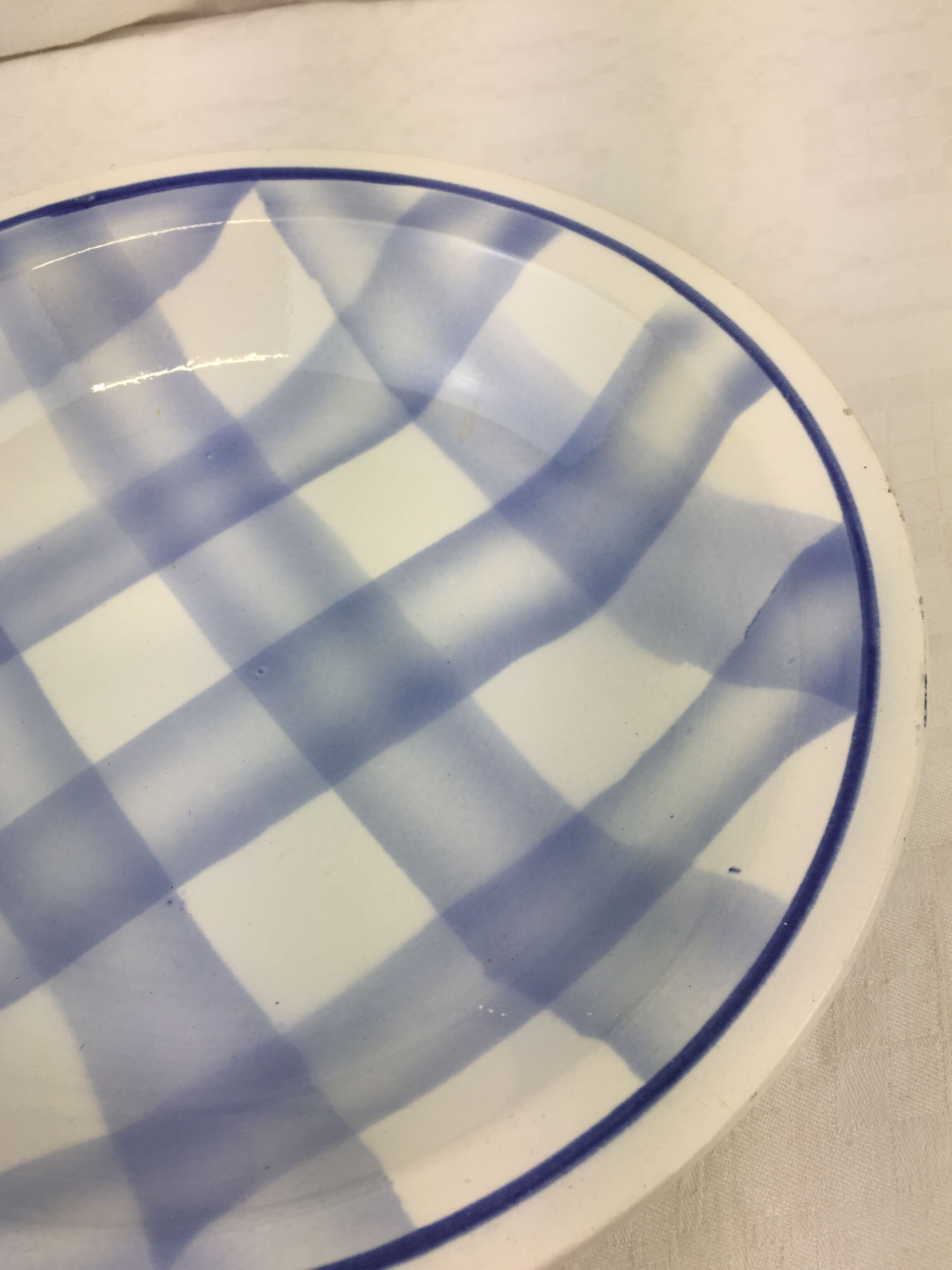 Old artisanal dish made in France not stamped
