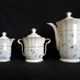 L. Bernardaud & Cie. - Limoges porcelain coffee set, Pompadour model, 1900s - 1927s