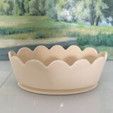 Ivory Scalloped Planter