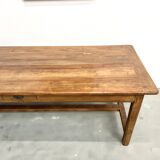 Grande table de ferme ancienne en noyer