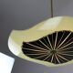 Lustre vintage en verre de Murano et laiton, années 50