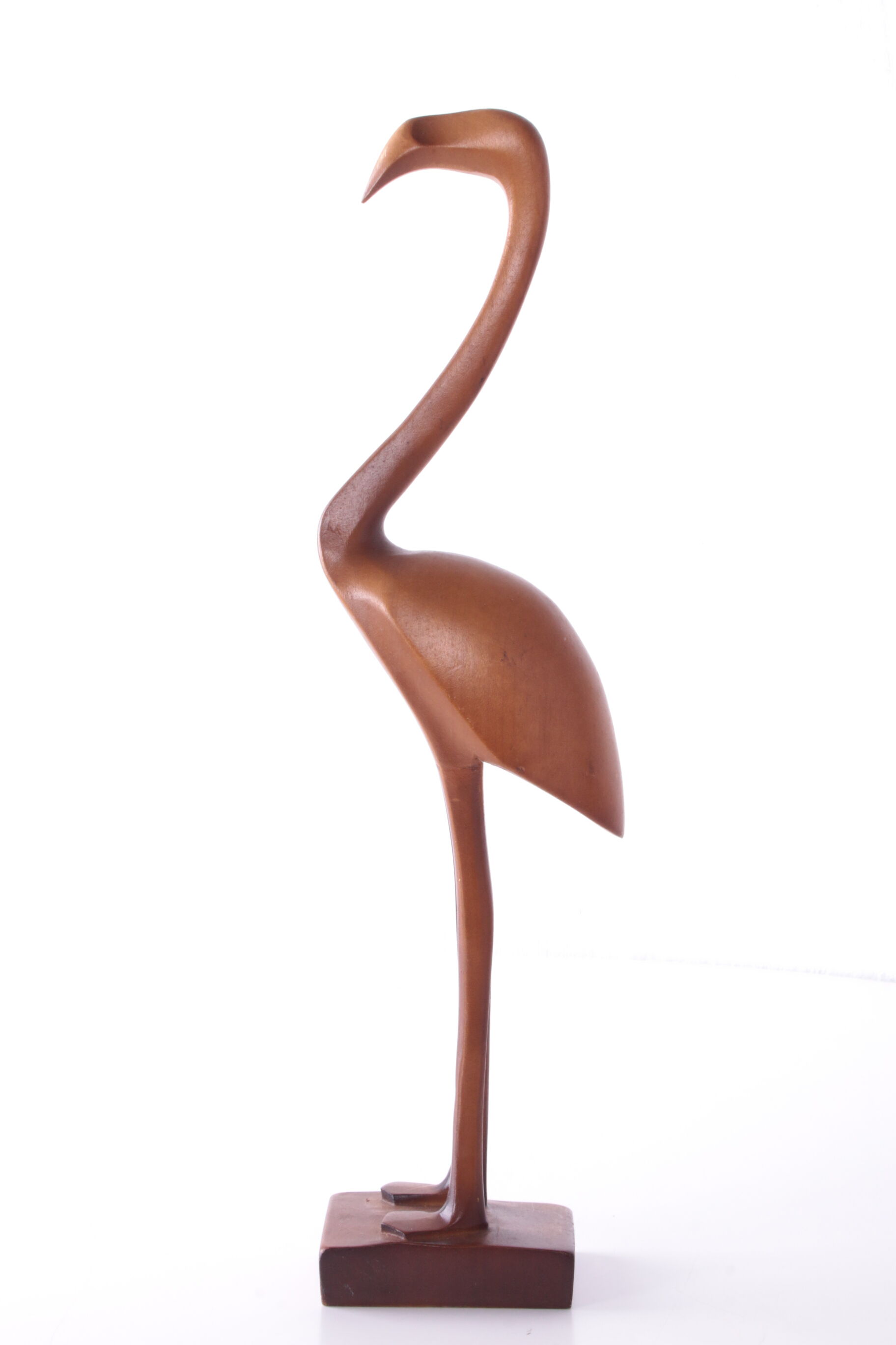Vintage wooden flamingo 1960s