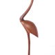 Vintage wooden flamingo 1960s