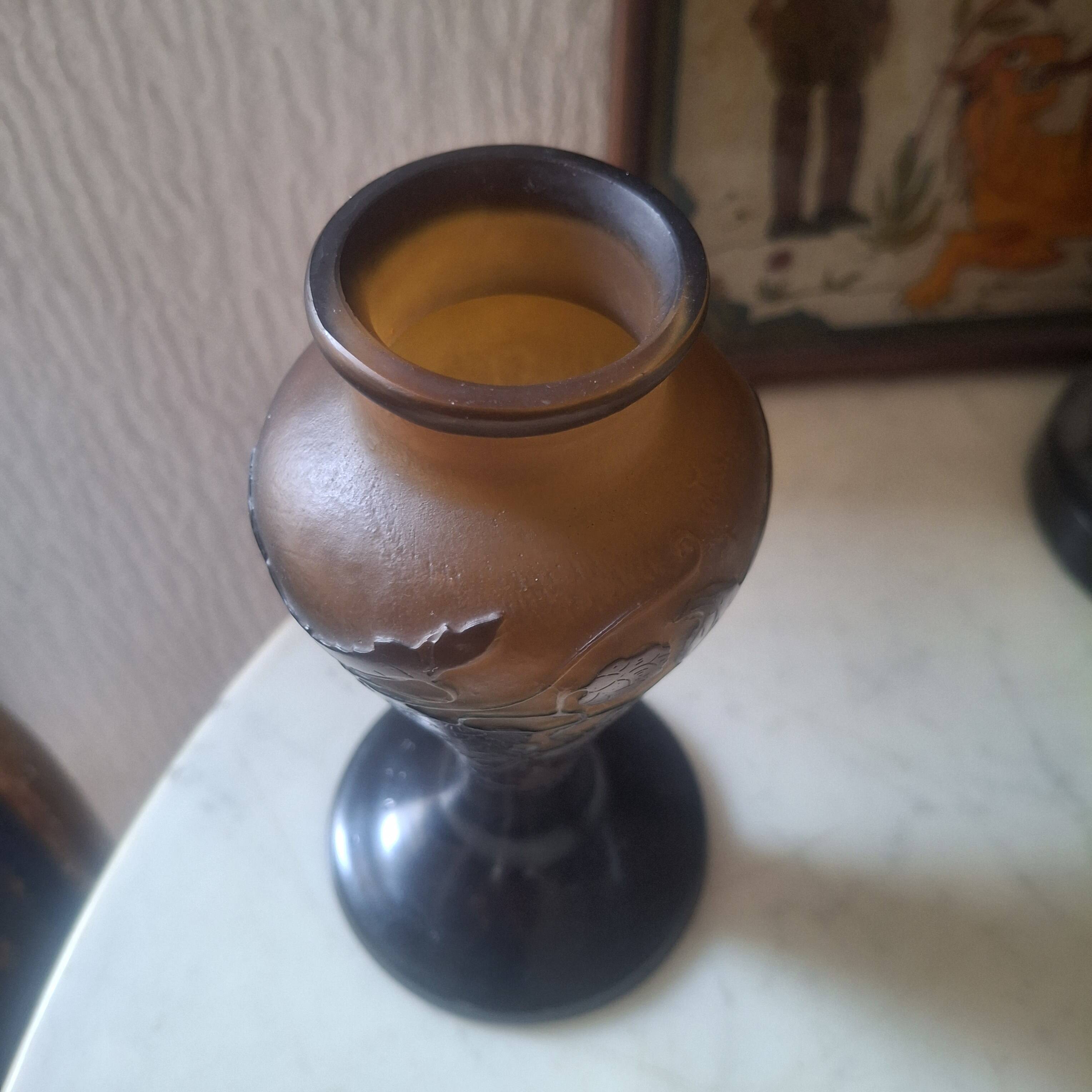 Vase galle art deco.