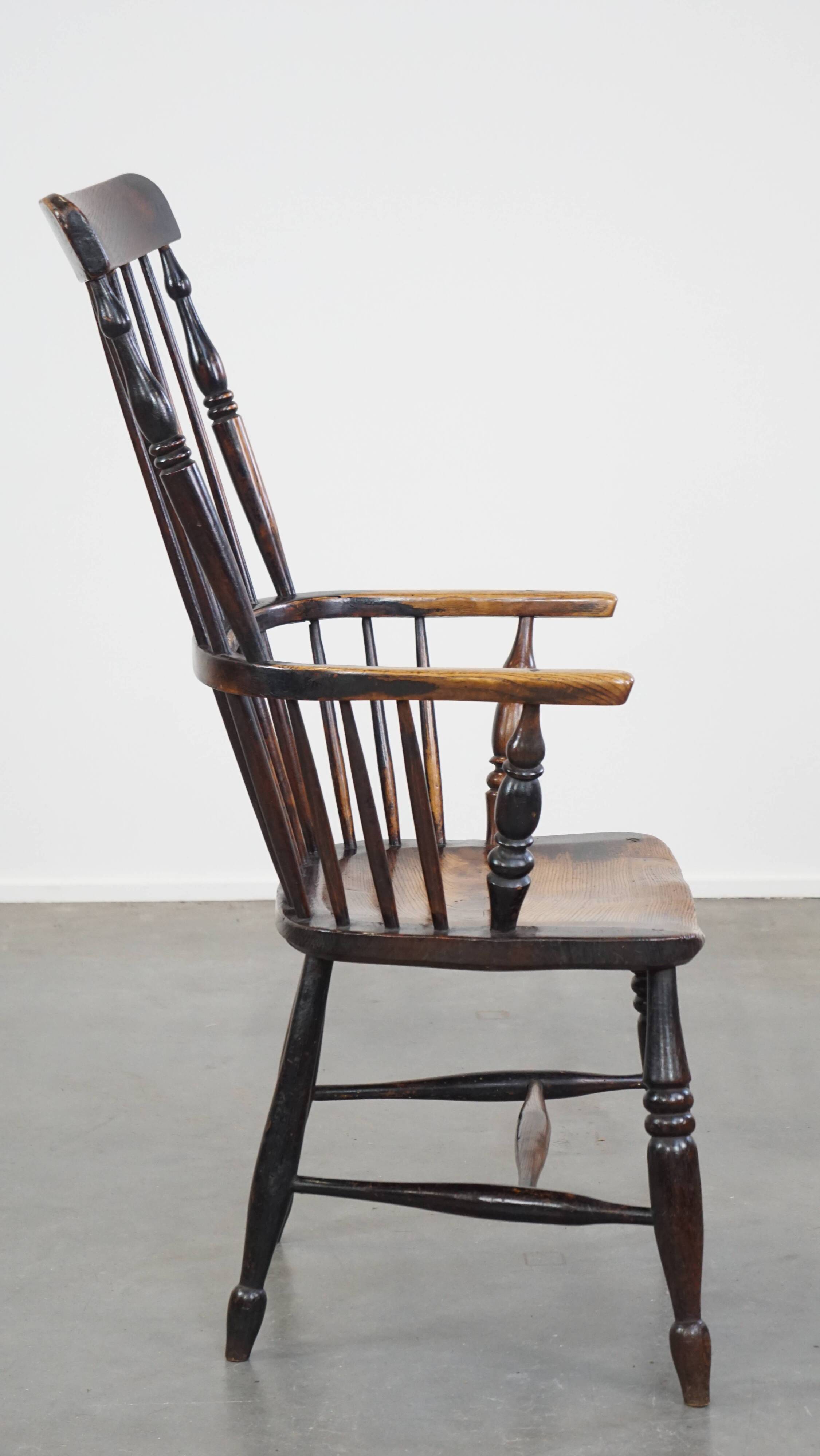 Antique Wooden Spindle Windsor Chair