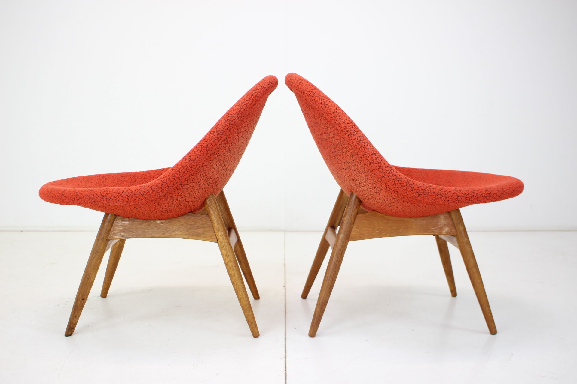 1960s Pair of Miroslav Navratil Armchairs, Czechoslovakia