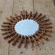 Bamboo sun mirror and rattan of 70 years