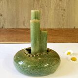 3-branched soliflore vase in handcrafted ceramic