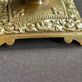 Pair of Napoleon III candle holders - Louis XIV style - Bronze (gilded)