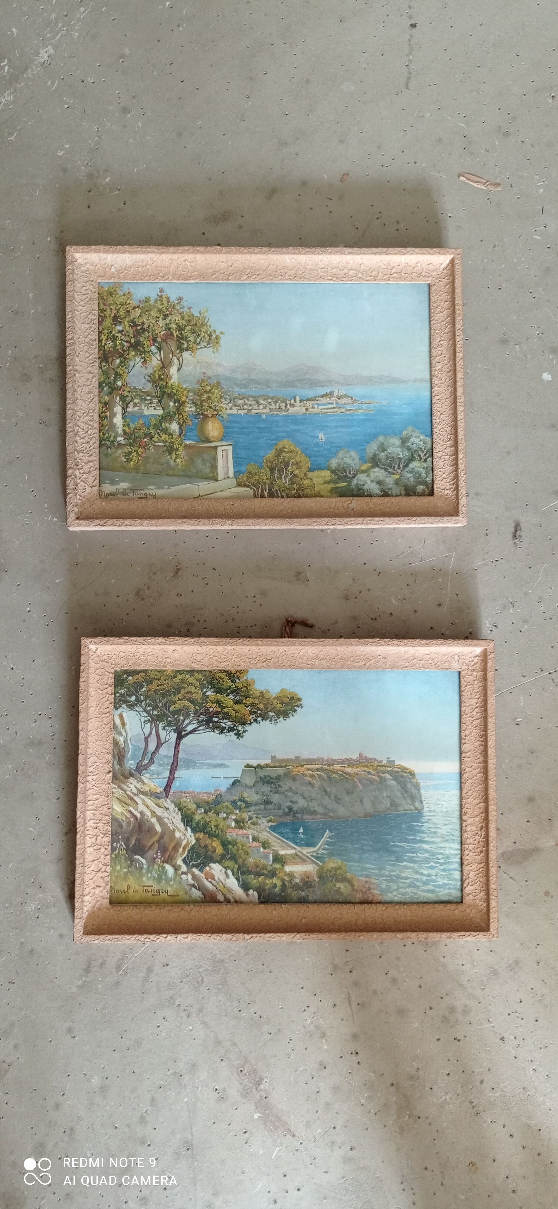 Pair of old paintings