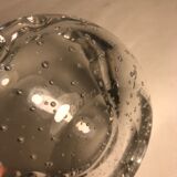 Old empty pocket in crystal