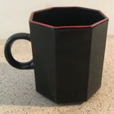 Coffee cups and saucers Octime noir