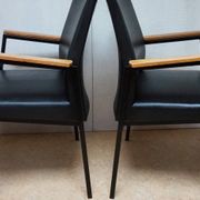 Fauteuils/chaises de conférence au design minimaliste industriel néerlandais du milieu du siècle