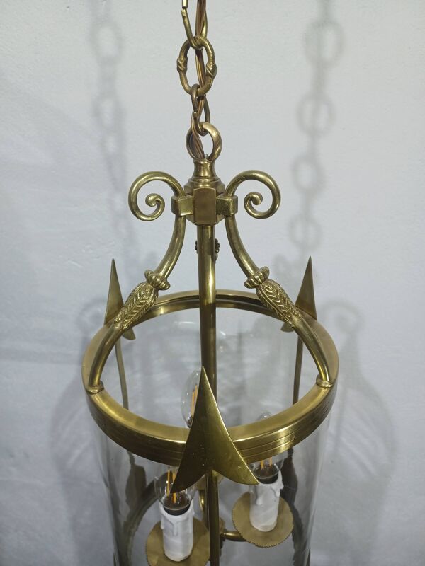 Lanterne Bronze Style Empire 3 Lumières