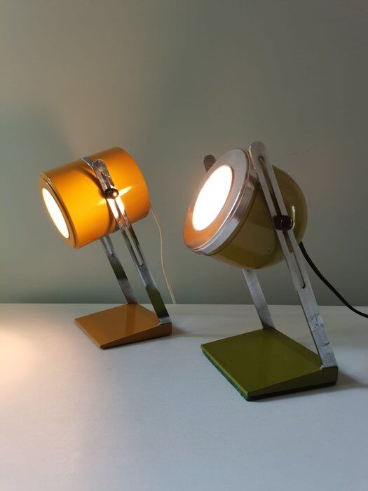 Pair of Italian desk lamps 70 years