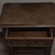 Solid wood bedside table