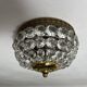 Basket ceiling light with tassels 2 lights golden brass Deknudt
