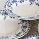 6 antique soup plates - Rare Dresden porcelain