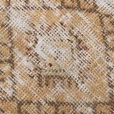 Hand-made wool distressed rug 92x52cm