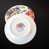 Gien's "Clematis" Plate Mignardises