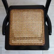 Chaise pliante cannée vintage